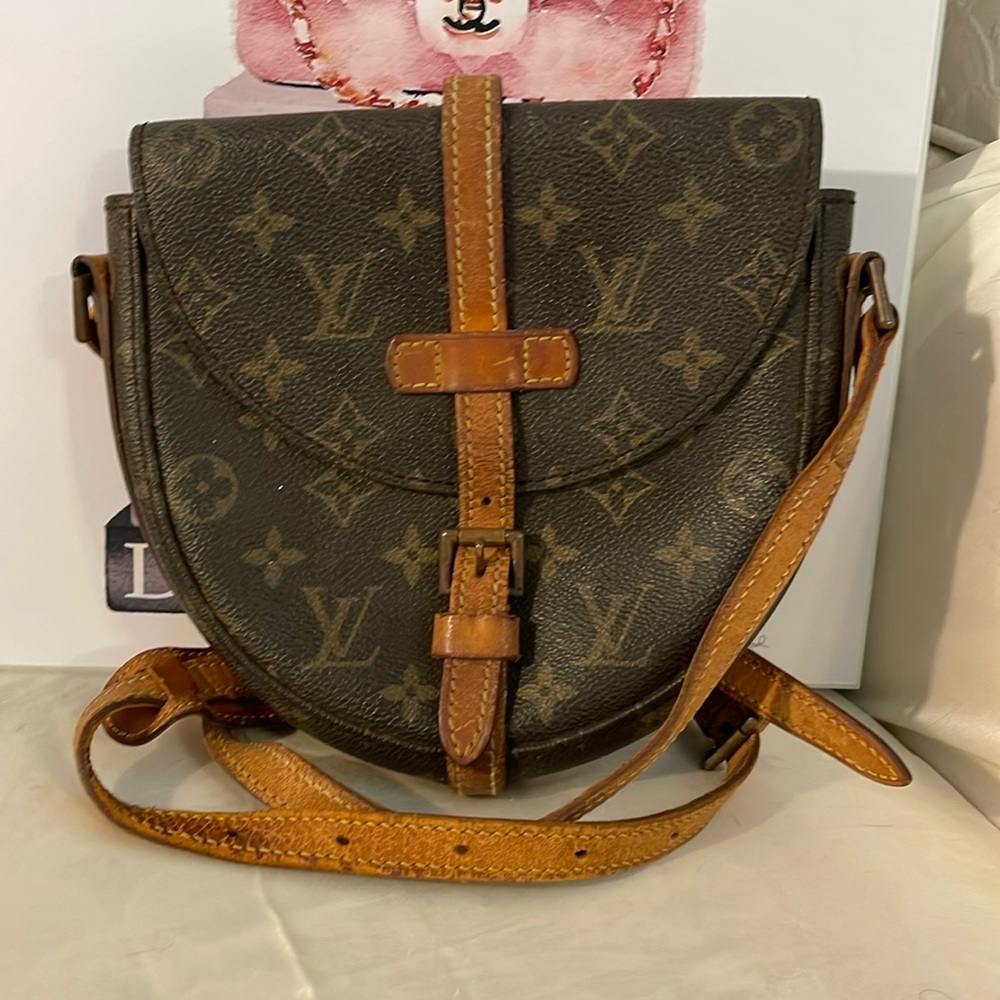 Louis Vuitton Chantilly PM Crossbody Bag Vintage w/ COA